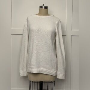 Rag & Bone White Crew Neck Sweater